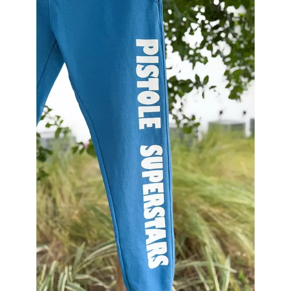 Pistole Originals Superstars Blue Graphic Jogger Sweatpants Size L